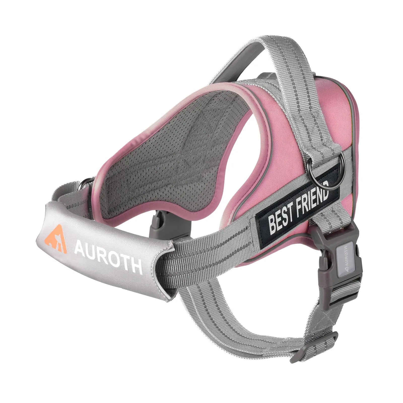 Auroth No Pull Dog Harness - Adjustable Soft Padded Safety Vest with Reflective Straps for Small, Medium, and Large Dogs - Ideal for Walking and Training