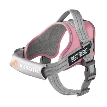 Auroth No Pull Dog Harness - Adjustable Soft Padded Safety Vest with Reflective Straps for Small, Medium, and Large Dogs - Ideal for Walking and Training