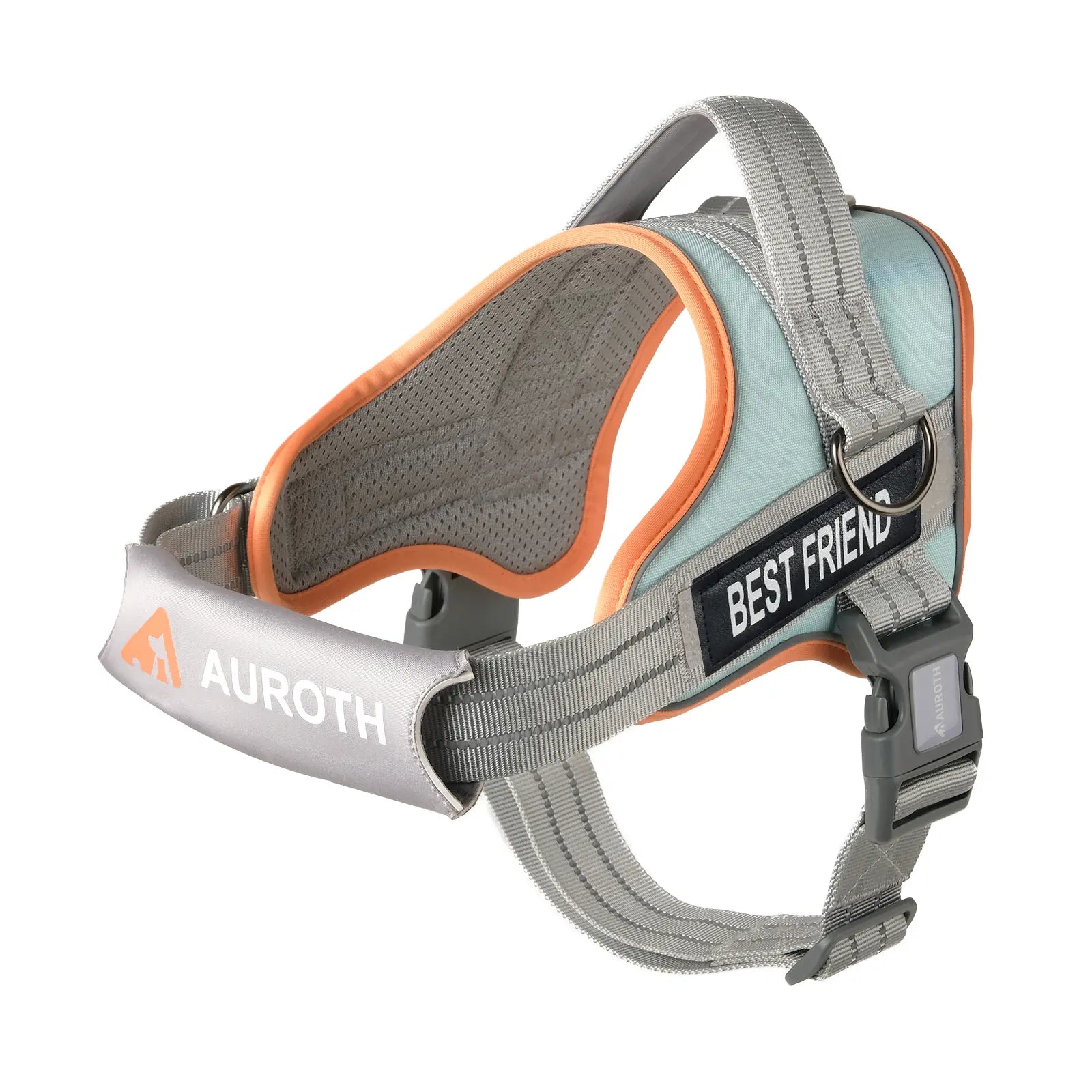 Auroth No Pull Dog Harness - Adjustable Soft Padded Safety Vest with Reflective Straps for Small, Medium, and Large Dogs - Ideal for Walking and Training