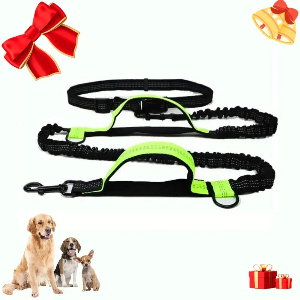 Portable Dog Leash with Reflective Stripe - Adjustable Traction Rope for Small, Medium, and Large Dogs - Ideal Pet Walking Accessory and Valentine’s Day Gift