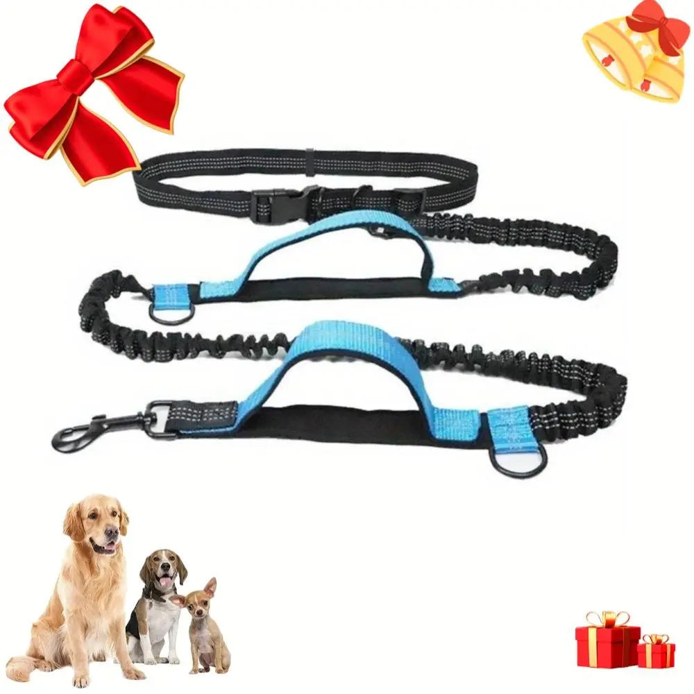 Portable Dog Leash with Reflective Stripe - Adjustable Traction Rope for Small, Medium, and Large Dogs - Ideal Pet Walking Accessory and Valentine’s Day Gift