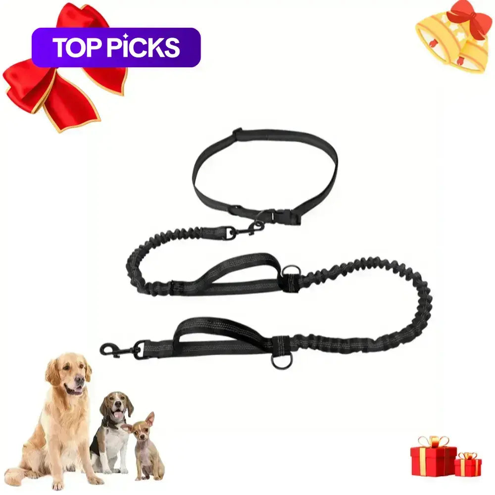 Portable Dog Leash with Reflective Stripe - Adjustable Traction Rope for Small, Medium, and Large Dogs - Ideal Pet Walking Accessory and Valentine’s Day Gift
