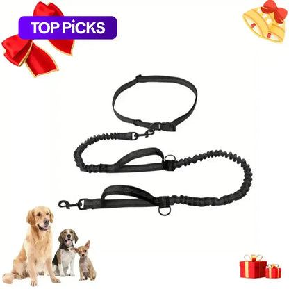 Portable Dog Leash with Reflective Stripe - Adjustable Traction Rope for Small, Medium, and Large Dogs - Ideal Pet Walking Accessory and Valentine’s Day Gift